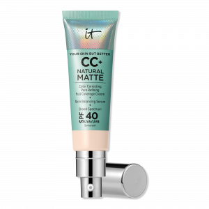 CC+ кремовая натуральная матирующая тональная основа с SPF 40 IT Cosmetics, Fair Porcelain