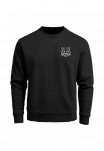 Толстовка Neverless TIGERKOPF BRUSTLOGO FRONTPRINT, Schwarz/Black