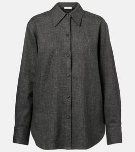 Рубашка из яшмы Vince, Med H Grey