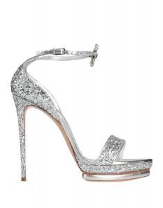 Сандалии Casadei, серебро