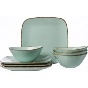 Сервиз Ritzenhoff & Breker «Набор посуды CASA», (набор, 8 предметов), винтажный вид, 8 предметов, на 4 персоны, цвет blau