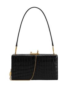 Сумка Dolce & Gabbana с тиснением под крокодила, черный