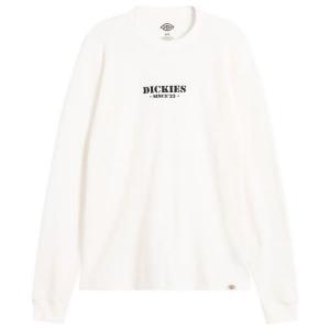 Футболка с длинными рукавами и вафельной текстурой Dickies, Egret