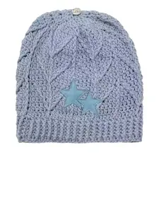 Шапочка-бини с нашивкой в виде звезды Chrome Hearts, синий