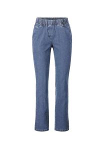 Короткий размер: классические джинсы застегивающиеся брюки Louisa Goldner, голубой