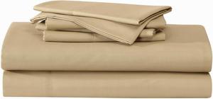 Eddie Bauer - Постельное белье, супермягкое, с соответствующими наволочками, ткань с терморегулирующими свойствами, всесторонний комфорт, однотонные предметы интерьера (бежевый Logan, размер Full), Logan Beige