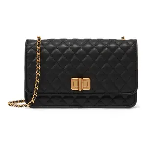 CHARLES&KEITH Полиуретановая маленькая сумка через плечо, Black