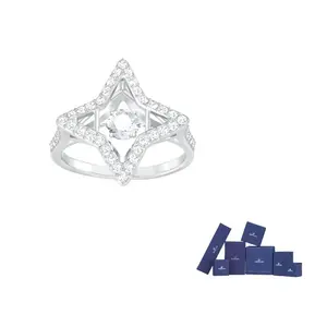 Сверкающее танцевальное кольцо для женщин Swarovski