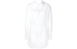 Alexander Wang Длинное платье с рукавами женское белое