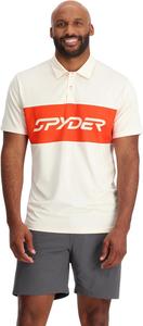 Мужская рубашка-поло Spyder с коротким рукавом (логотип бренда, защита от УФ-излучения) (38A011410 / OLSON SS POLO) Характеристики, бежевый