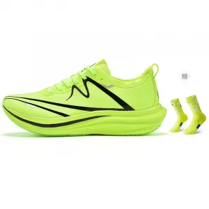 Sonic cat Обратные небеса 3.0 Беговые кроссовки Унисекс Низкие Черные - Лаймовые (Неоново-зеленые) Спортивные костюмы, цвет Lime (Neon Green) Clothing Sets