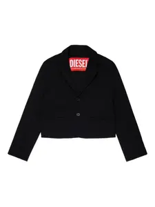 Блейзер на пуговицах Diesel Kids, черный