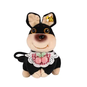 Очаровательная пчела собака брелок кукла плюшевый кулон высота 10см Jinnew