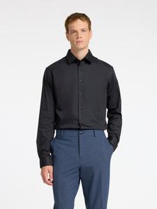Рубашка Slim Fit на пуговицах SELECTED, черный