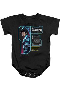 Детский комбинезон «Синий жук» (2023) с функцией считывания данных Gildan, черный