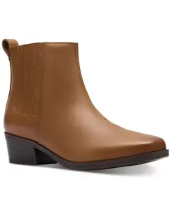 Женские ботильоны Danyelle Skip Block Heel Collection Clarks, загар/бежевый