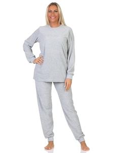 Пижама NORMANN Frottee Homewear Loungewearr Sternen, серый