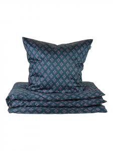 Schiesser Комплект постельного белья Renforcé "Yosa" темно-зеленого/фиолетового цвета