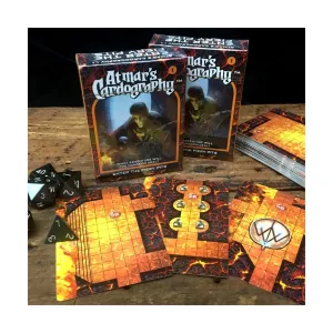 Бокс-сет Atmar's Cardography - Enter the Fiery Pits, Role Playing Games (Creature Curation)