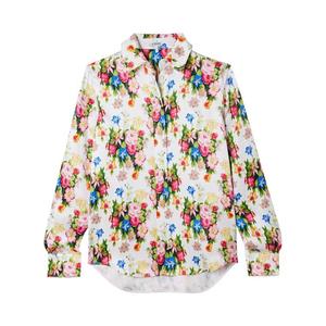 Рубашка Loewe Floral Printed Button Up Shirt Multicolor/Soft Pink, разноцветный