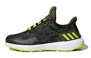 Кроссовки Rapidarun Kids, низкие, оливково-зеленые Adidas