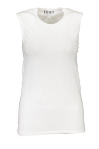 Мужская майка Bikkembergs хлопковая с широкими плечами, белый