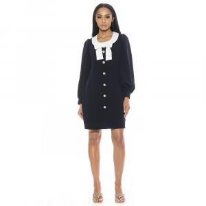 Женское мини-платье с глубоким вырезом ALEXIA ADMOR Miyako, цвет Lapis