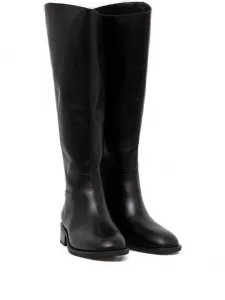 Кожаные сапоги VAGABOND, черный