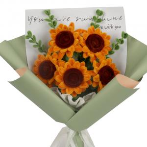 Рукодельный материал искусственный мех палочки для скручивания DIY handmade букет кукла Dolls and bears dance, Glue Gun [Sunflower Material Pack] Can Make 5 Flowers, Suitable For Gifting With Lights And Gift Bags.