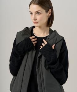 Вязаные перчатки из смеси кашемира