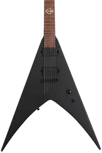 Электрогитара ESP LTD Nergal HEX-200 Signature - черный сатин, гриф из палисандра