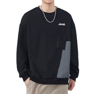 Свитшот Leisure Collection Unisex Jeep, черный