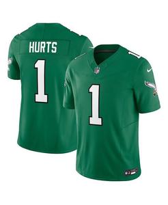 Мужская майка Jalen Hurts Kelly Green Philadelphia Eagles Vapor FUSE Limited Nike, зеленый