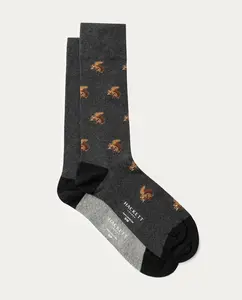 Набор из двух мужских носков с узором Hackett, серый