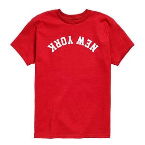 Футболка с принтом rock, paper, scissors для мальчиков 8-20 Licensed Character, Red