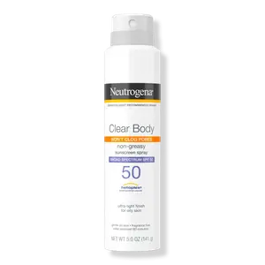 Солнцезащитный спрей для тела Clear Body SPF 50 Neutrogena