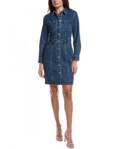 Джинсовое платье-рубашка на пуговицах Грейша Gracia, синий
