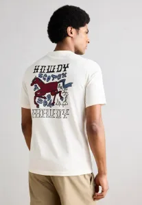 Футболка с принтом спереди и сзади, стандартный крой. Scotch & Soda, Eggnog