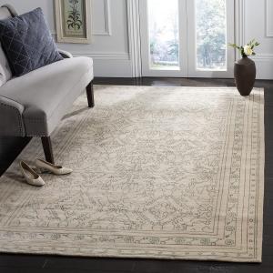 Ковер SAFAVIEH, 183 x 275 см, Nepalese Collection Sky Blue/Cream SZK273A ручной работы из шерсти и шелка в восточном стиле