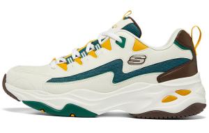 Кроссовки мужские D"Lites 4.0 Chunky с низким верхом белого/зеленого цвета Skechers