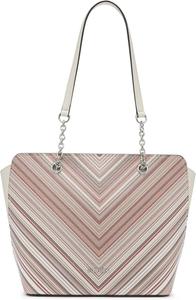 Женская сумка-тоут Calvin Klein Hailey Micro Pebble Top Zip Chain, Neutral Multi Stripe