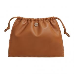 HERMES Клатч из ягненка и свифта женский золотой