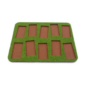 Поднос для схваток — 10 фигурок, подставки 25х50 мм., Miniature Movement Trays - Skirmish (Litko Aerosystems)