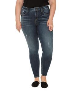 Женские джинсы средней посадки, зауженные к щиколотке, длина внутреннего шва 29 дюймов - Sofia SLINK Jeans, Sofia