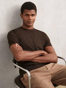 Футболка Bless с коротким рукавом из хлопка Reiss