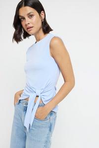 Верхняя часть ракушки с завязками River Island, синий