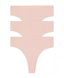 Женские трусики-стринги Litewear Cut Anywear, 3 шт DKNY, коричневый/бежевый