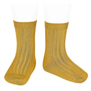 Женские короткие носки Condor средней длины в рубчик, идеально подходящие для выпускных, церемоний поступления и церемоний поступления в детский сад.