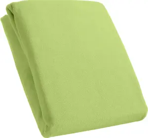 КУМ простыня "Флисовая простыня из микрофибры" KUM 180-200х200 см, 1 шт., зеленый