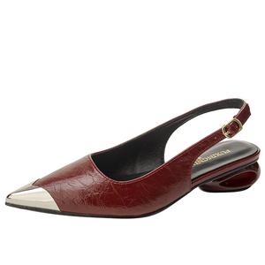 JIUXINGDAO Женские повседневные туфли красные, цвет Red